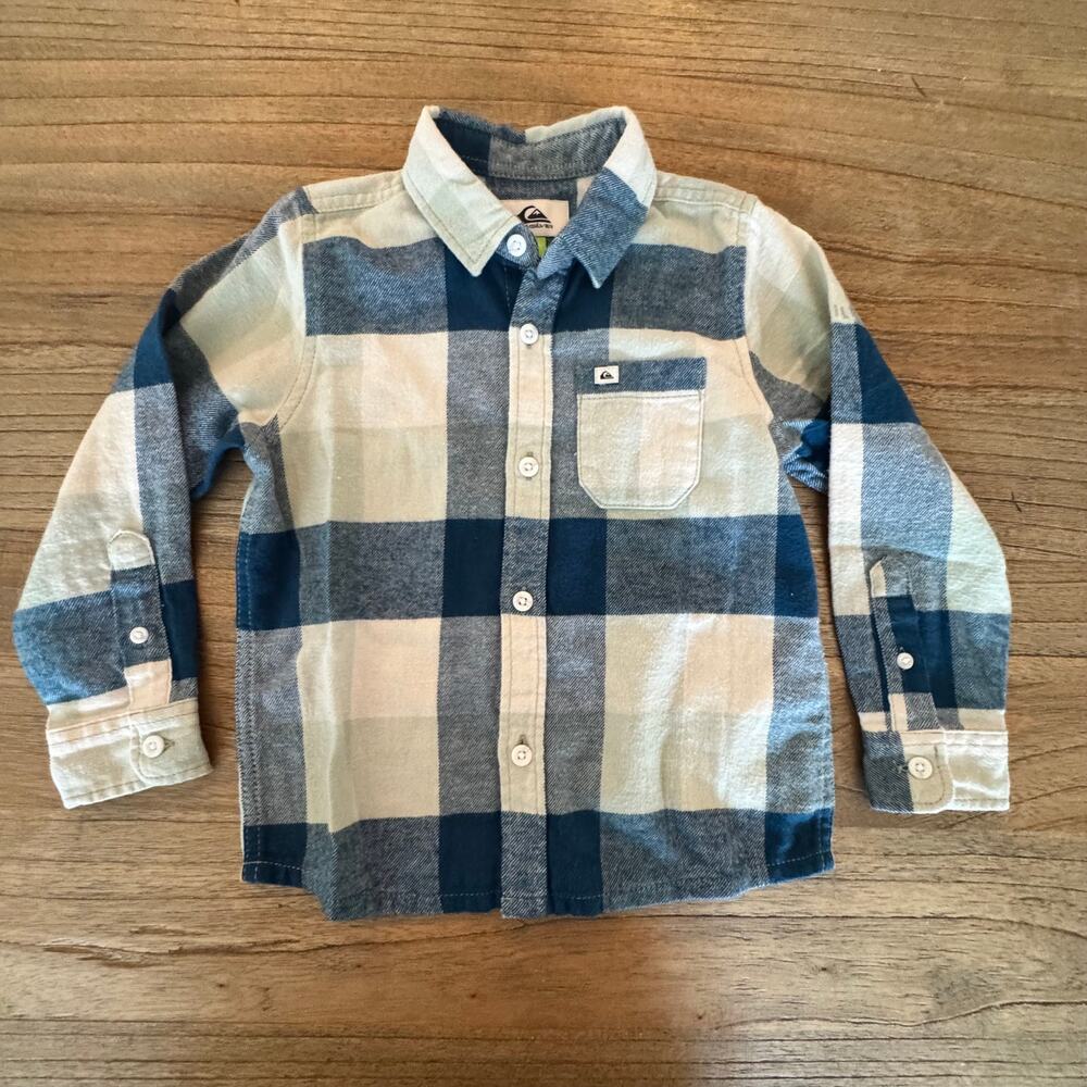 Quiksilver Toddler Flannel - Size 4